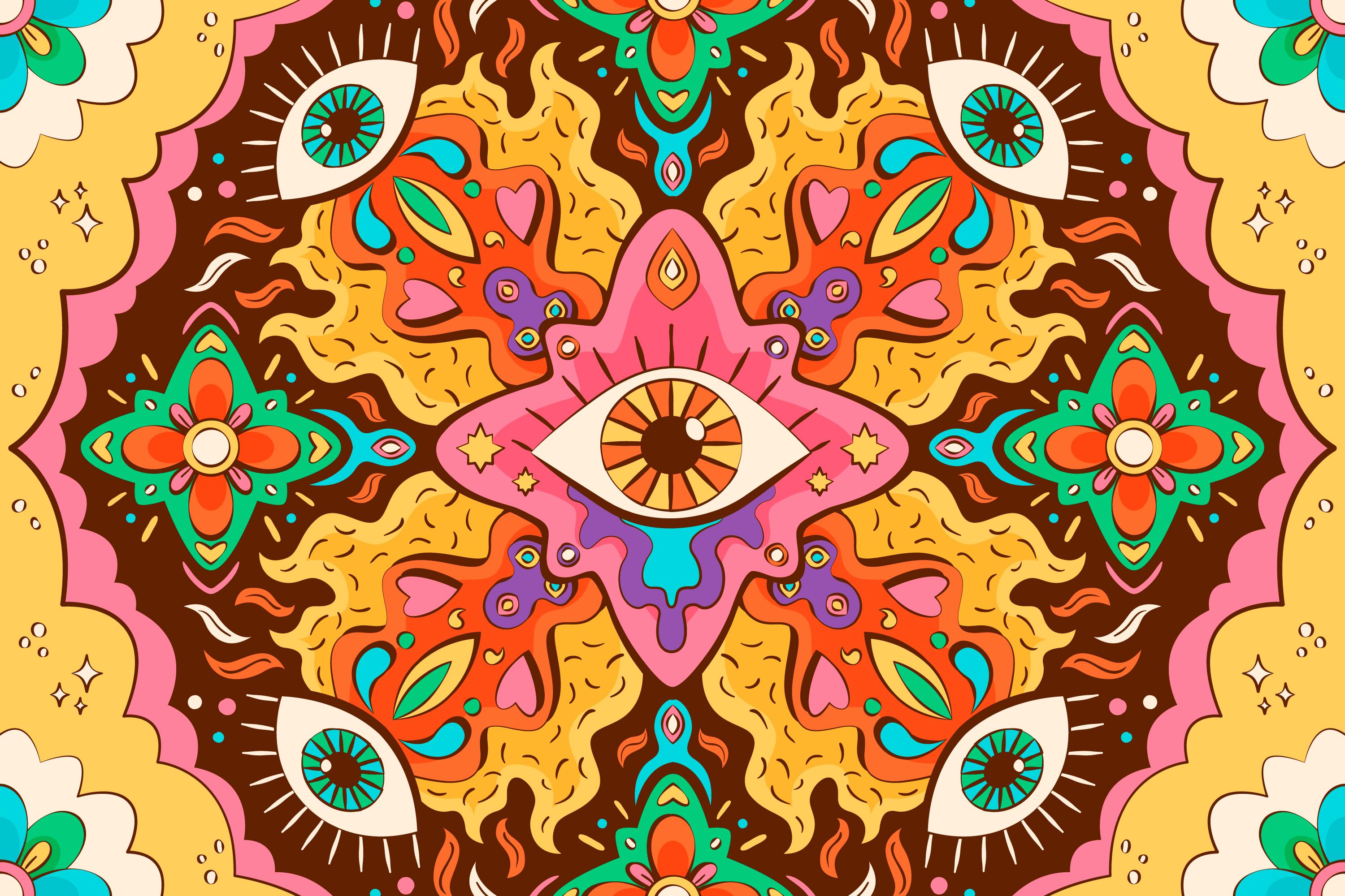 Orbit Quilt — Digital Collage